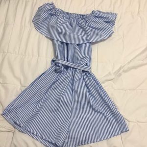 Belted romper